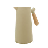 Garrafa Térmica Nórdica em Plástico com Cabo de Madeira Menta 1 Litro - Ela Decora