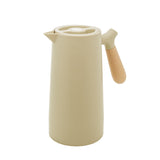 Garrafa Térmica Nórdica em Plástico com Cabo de Madeira Menta 1 Litro - Ela Decora