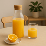 Garrafa Vidro Borossilicato com Rolha de Cortição Airosa 1 Litro - Ela Decora