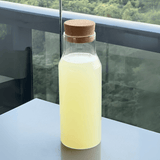 Garrafa Vidro Borossilicato com Rolha de Cortição Airosa 1 Litro - Ela Decora