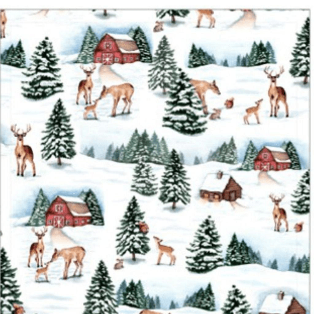 Guardanapo Coloratta Bosque 45cm Natal - Ela Decora