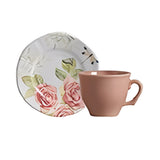 Jogo 6 Xicaras de Café com Pires Jardim Encantado 100ml