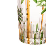 Jarra Cristal de Chumbo Palm Tree Handpaint 1,2 Litros - Ela Decora