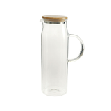 Jarra de Servir com Tampa de Bambu 1,5 Litros - Ela Decora