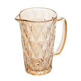 Jarra de Vidro Âmbar Metalizado 1 Litro - Ela Decora