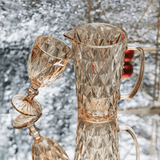 Jarra de Vidro Âmbar Metalizado 1 Litro - Ela Decora