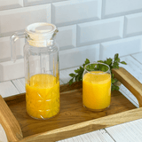 Jarra de Vidro com Tampa Clarice 1 Litro - Ela Decora