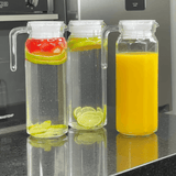 Jarra de Vidro com Tampa Olga 1 Litro - Ela Decora