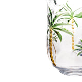 Jarra em Cristal de Chumbo Palm Tree Handpaint 1,3 Litros - Ela Decora
