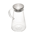 Jarra em Vidro Borossilicato com Tampa de Metal 2L - Ela Decora