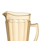 Jarra Splendor de Vidro com Pé Âmbar Luster 1,2 Litros - Ela Decora