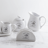 Jarra Sweet Home de Cerâmica Branca 500ml - Ela Decora