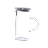 Jarra de Vidro Borossilicato Mirage com Tampa Inox 1 Litro