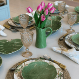 Jarro de Cerâmica Leaf Folha de Banana Verde 17,5cm - Ela Decora