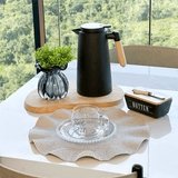 Jogo 2 Canecas Coffee Time Vidro Borossilicato 380ml - Ela Decora