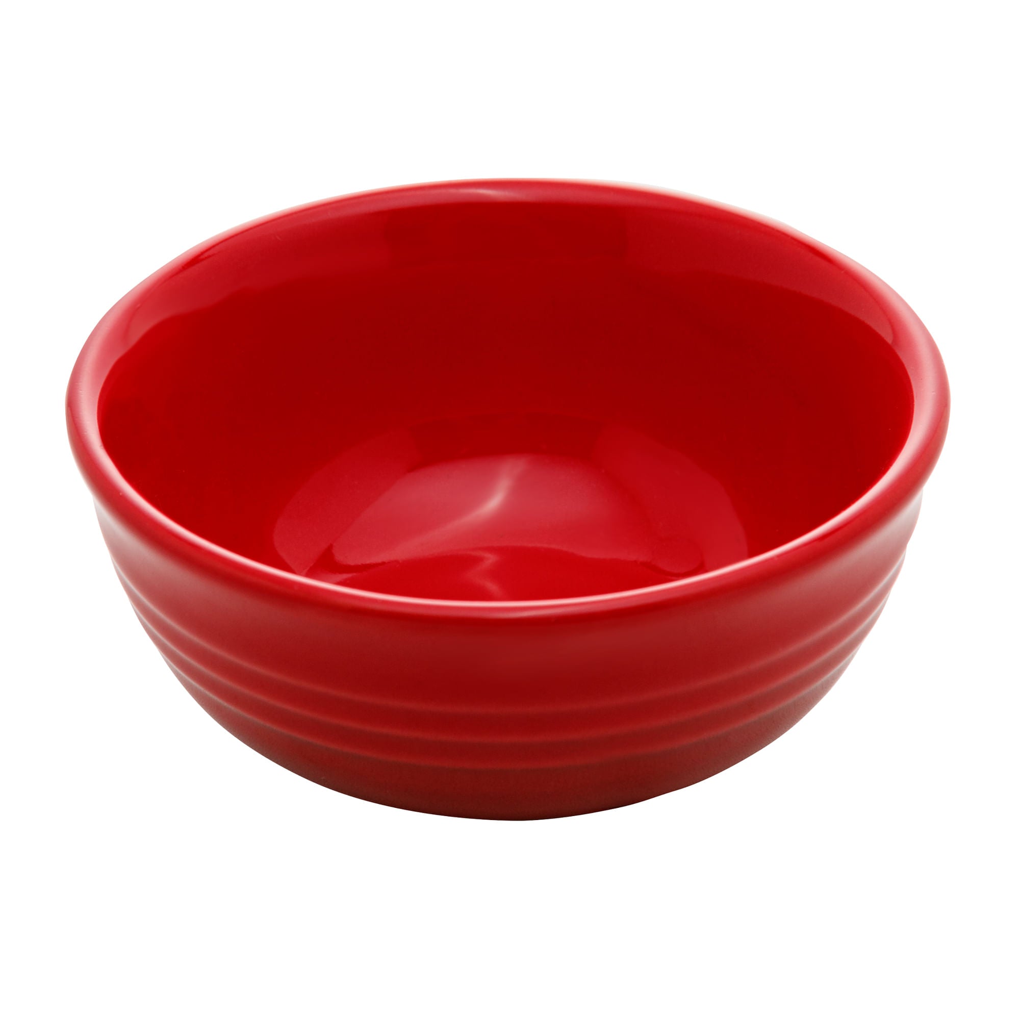 Jogo 2 Mini Bowls de Cerâmica Retrô Vermelho 10cm - Ela Decora
