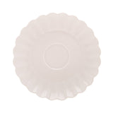 Jogo 2 Xicaras de Café Porcelana com Pires Petala Branco 90ml - Ela Decora