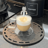 Jogo 2 Xícaras para Café e Chá Parede Dupla Vidro Borossilicato 180ml - Ela Decora