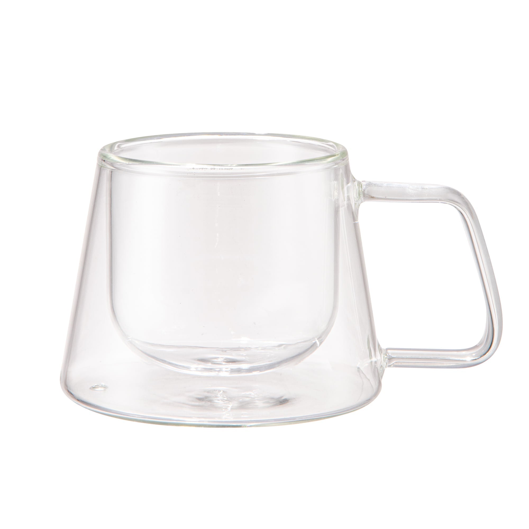 Jogo 2 Xícaras para Café e Chá Parede Dupla Vidro Borossilicato 180ml - Ela Decora