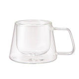 Jogo 2 Xícaras para Café e Chá Parede Dupla Vidro Borossilicato 180ml - Ela Decora