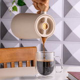 Jogo 2 Xícaras para Café Parede Dupla Vidro Borossilicato 300ml - Ela Decora