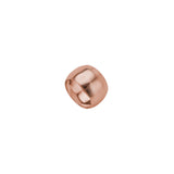 Jogo 4 Anéis Para Guardanapo de Aço Circle Rose Gold 4,5cm - Ela Decora
