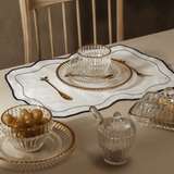 Jogo 4 Bowls de Cristal Imperatriz Fio de Ouro 11cm - Ela Decora