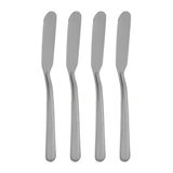 Jogo 4 Espatulas para Aperitivos de Inox 15cm - Ela Decora