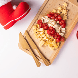 Jogo 4 Facas para Queijo Aço Inox Positano Dourado - Ela Decora