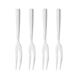 Jogo 4 Garfos em Aço Inox para Aperitivo 13cm - Ela Decora