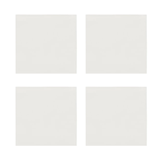 Jogo 4 Guardanapos Home Liso Branco - Ela Decora