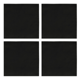 Jogo 4 Guardanapos Home Preto 45cm x 45cm - Ela Decora