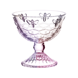 Jogo 4 Taças para Sobremesa Rainbow Bee 200ml - Ela Decora