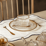 Jogo 4 Xícaras de Café em Cristal Imperatriz Fio de Ouro 110ml - Ela Decora