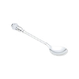 Jogo 6 Colheres de Café Zamac Crystal Niquelado 11cm - Ela Decora