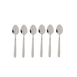 Jogo 6 Colheres para Café Viena Aço Inox 11cm - Ela Decora