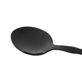 Jogo 6 Colheres para Sobremesa Estilo Bambu Aço Inox Elegant Preto Ônix 15,2 cm - Ela Decora