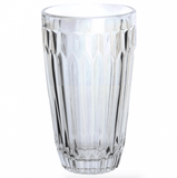 Jogo 6 Copos Altos em Cristal Ecológico Furta Cor 355ml 13cm - Ela Decora