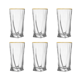 Jogo 6 Copos em Cristal Ice 280ml - Ela Decora