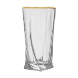 Jogo 6 Copos em Cristal Ice 280ml - Ela Decora