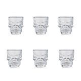 Jogo 6 Copos para Shot em Vidro Skull Mug 50ml - Ela Decora