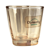 Jogo 6 Copos para Shot Licor de Vidro Coração Âmbar 45ml - Ela Decora