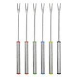 Jogo 6 Garfos em Aço Inox para Fondue - Ela Decora