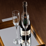 Jogo 6 Taças de Cristal Ecológica para Champagne Espumante Transparente 220ml - Ela Decora