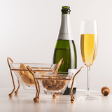 Jogo 6 Taças de Cristal Ecológica para Champagne Espumante Transparente 220ml - Ela Decora