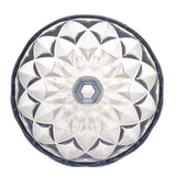 Jogo 6 Taças de Sobremesa de Vidro Diamond Transparente 310ml - Ela Decora