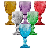 Jogo 6 Taças de Vidro para Licor Sortidas 60ml - Ela Decora