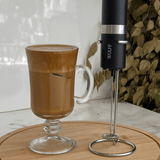 Jogo 6 Taças para Cappuccino de Vidro Sodo - Calcico 114ml - Ela Decora