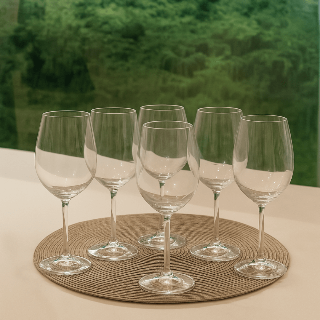 Jogo 6 Taças para Vinho Bordeaux Gastro Cristal 580ml - Ela Decora