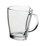 Jogo 6 Xícaras Coração Coffee Time em Vidro 200ml - Ela Decora